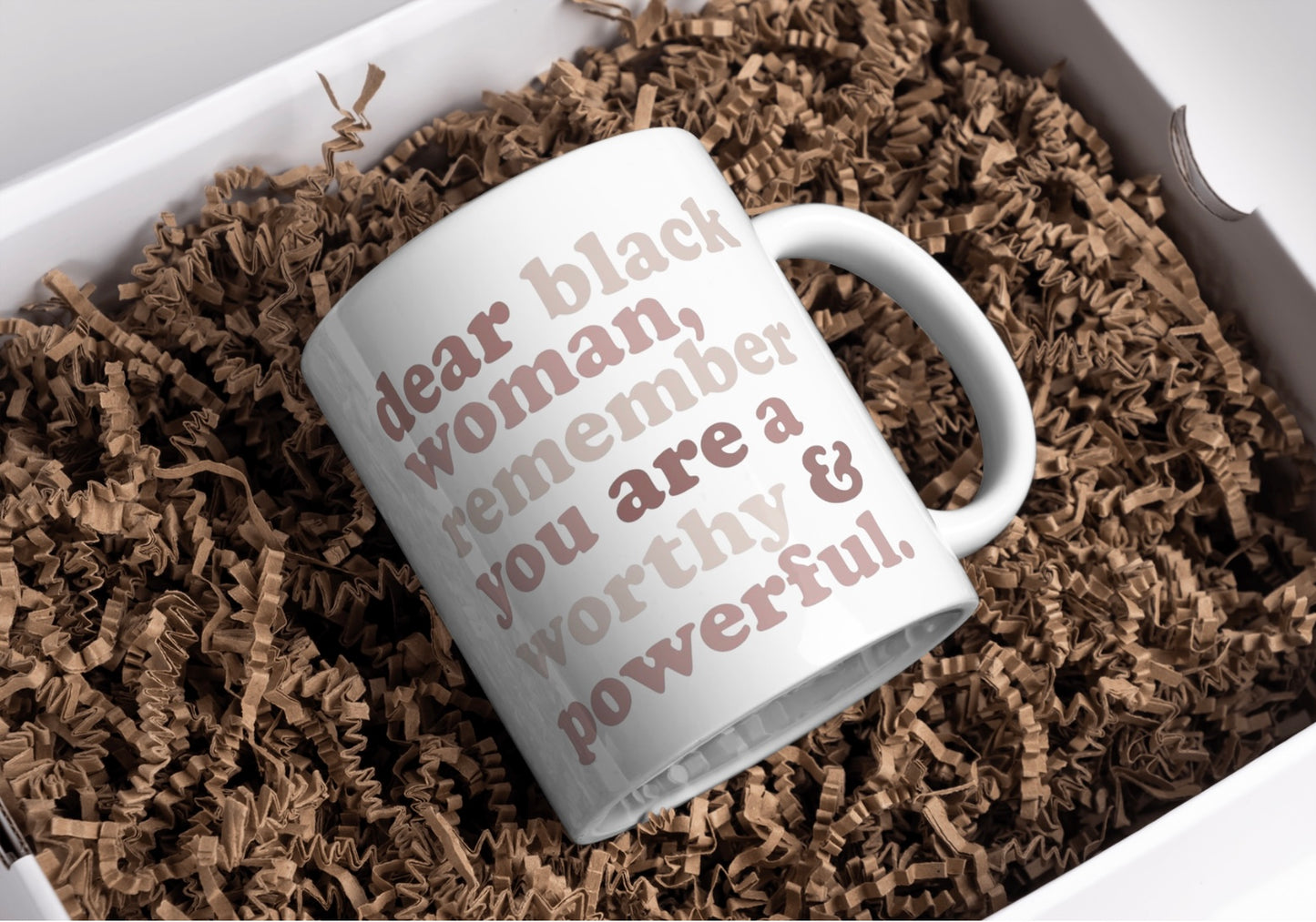 “Dear Black Woman” Affirmation Mug