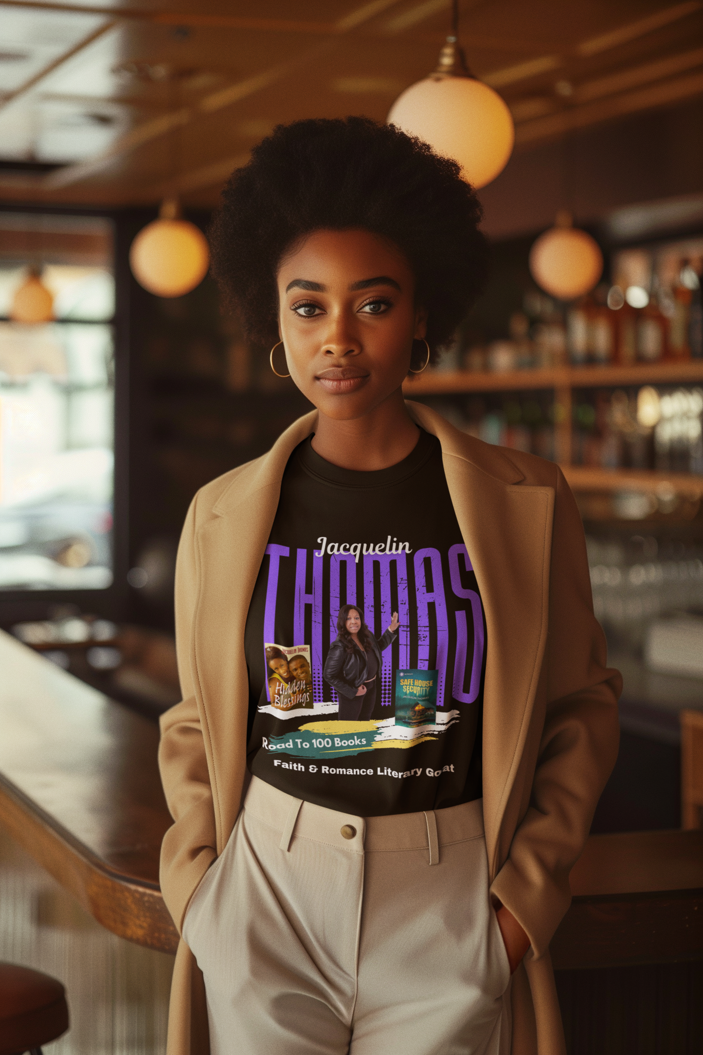 Jacquelin Thomas 100 Books Tee (Limited Edition) - Celebrate a Literary Milestone