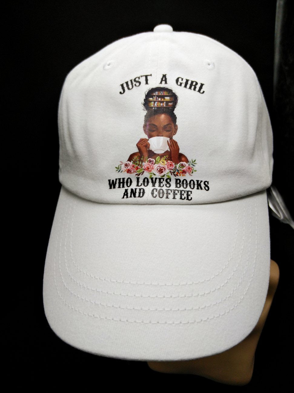 Just A Girl Who Loves Books And Coffee Hat ☕📚